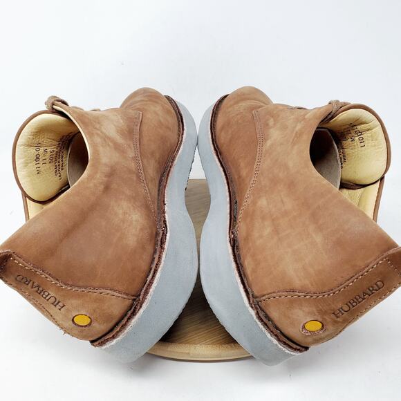 Samuel Hubbard Free Shoes Mens 11.5 W‎ Brown Leather Oxford Comfort Vibram - Picture 9 of 13